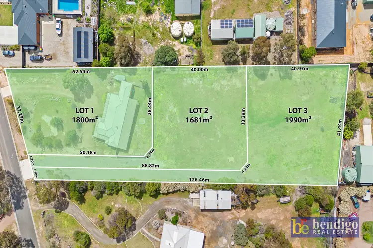Second view of Homely land listing, LOT 2,3, 1 Stephen Court, Maiden Gully VIC 3551