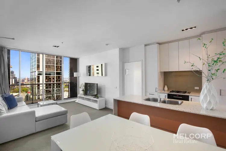 Main view of Homely apartment listing, 2501a/8 Franklin Street, Melbourne VIC 3000
