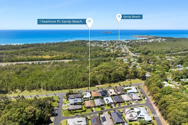 Third view of Homely house listing, 1 Seashore Place, Sandy Beach NSW 2456
