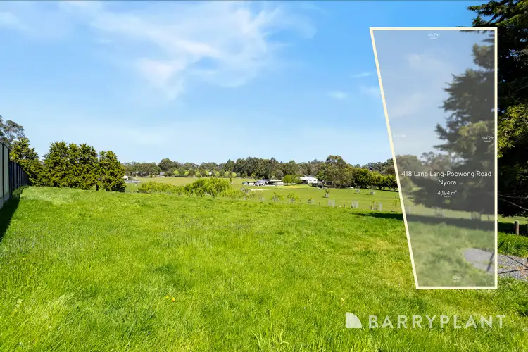 Fourth view of Homely land listing, 418 Lang Lang - Poowong Road, Nyora VIC 3987