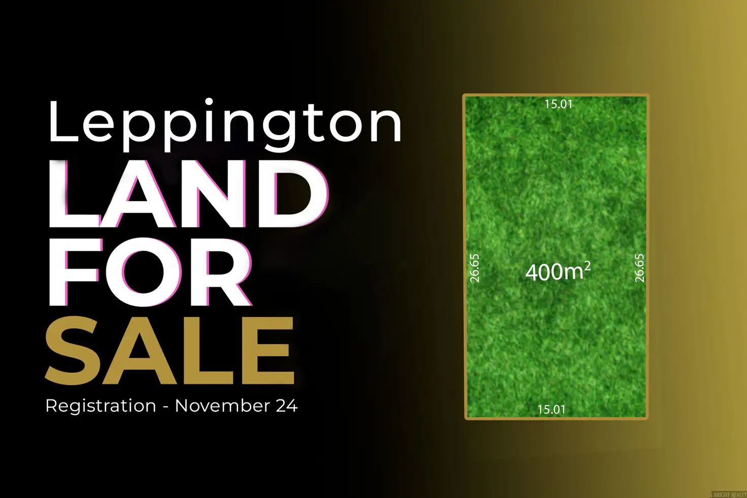 Main view of Homely land listing, Address available on request