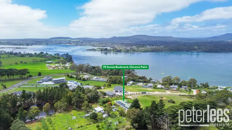 Main view of Homely house listing, 70 Sunset Boulevard, Clarence Point TAS 7270