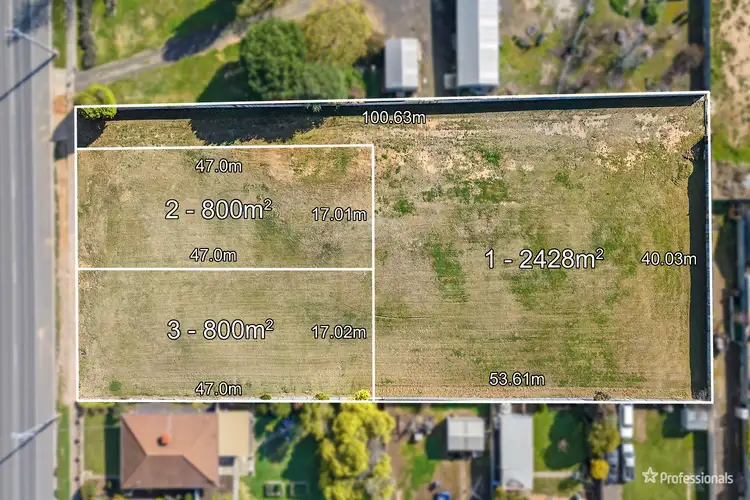 Main view of Homely land listing, LOT s 1, 2 & 3, 57 Majorca Road, Maryborough VIC 3465