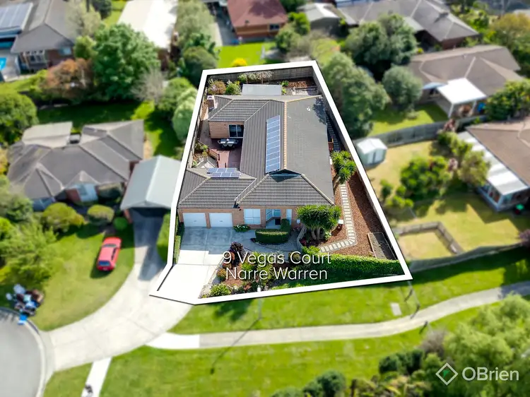 Second view of Homely house listing, 9 Vegas Court, Narre Warren VIC 3805