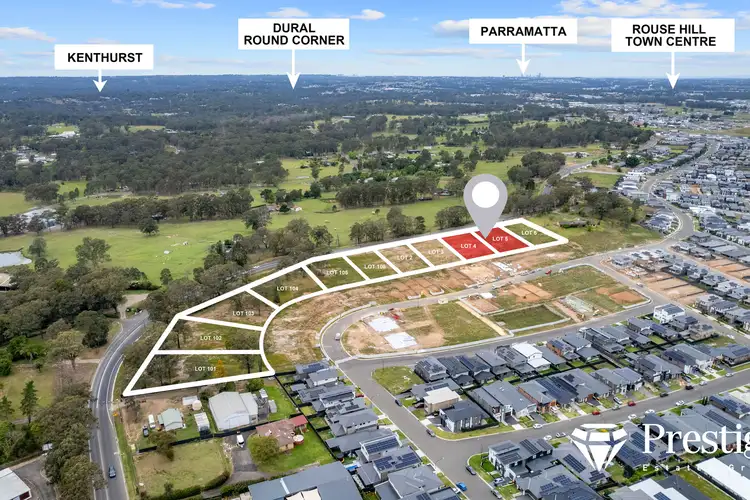 Main view of Homely land listing, LOT 4+5, 156+158-16 Old Pitt Town Road, Box Hill NSW 2765