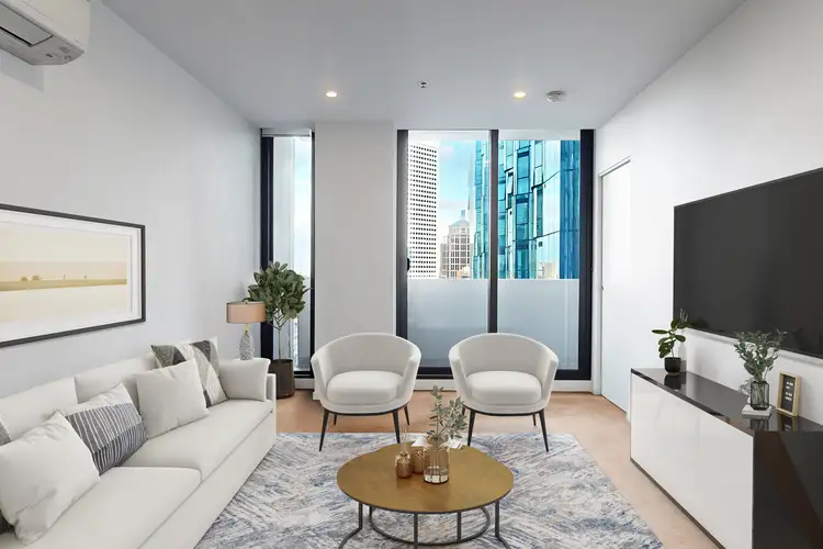 Main view of Homely apartment listing, 1802/8 Sutherland Street, Melbourne VIC 3000