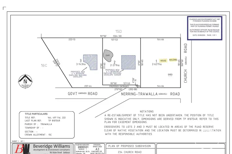 Third view of Homely land listing, Lot 1 Nerring - Trawalla Road, Trawalla VIC 3373