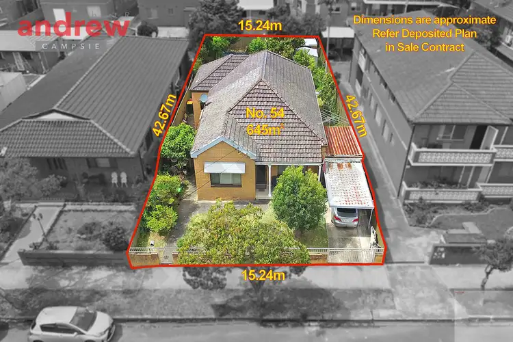 Main view of Homely house listing, 54 Clissold Parade, Campsie NSW 2194