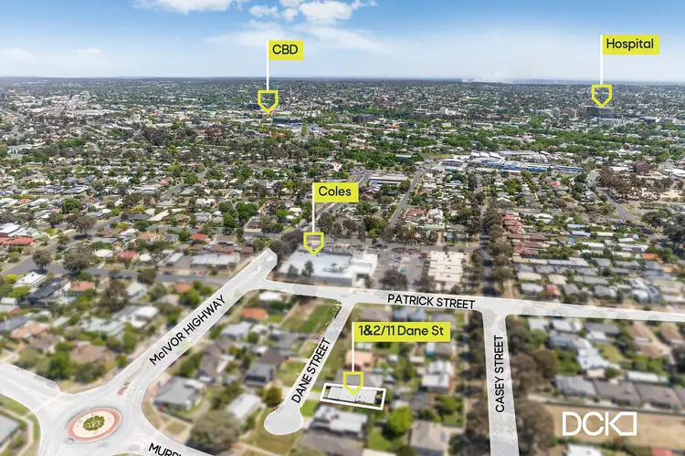 Second view of Homely block of units listing, 1 & 2/11 Dane Street, East Bendigo VIC 3550