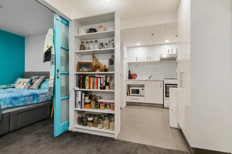 Main view of Homely studio listing, 602/268 Flinders Street, Melbourne VIC 3000