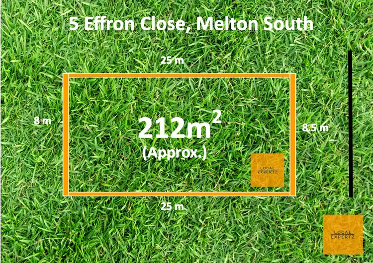 Main view of Homely land listing, 5 Effron Close, Melton South VIC 3338