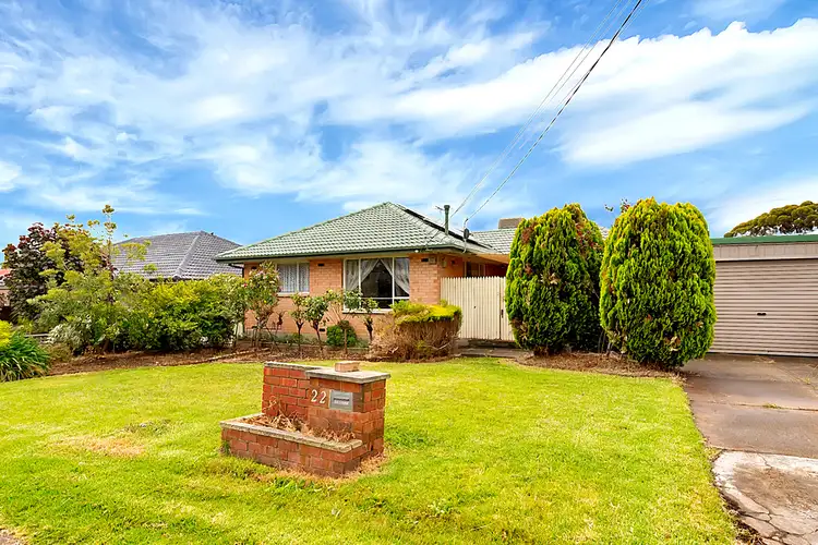 Main view of Homely house listing, 22 Kalina Avenue, Para Vista SA 5093