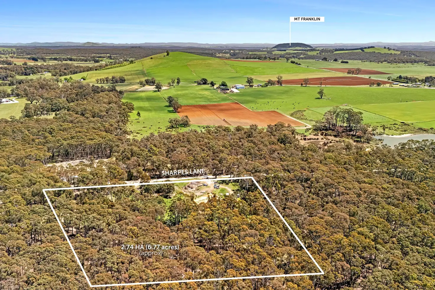 Main view of Homely land listing, 123 Sharpes Lane, Glenlyon VIC 3461