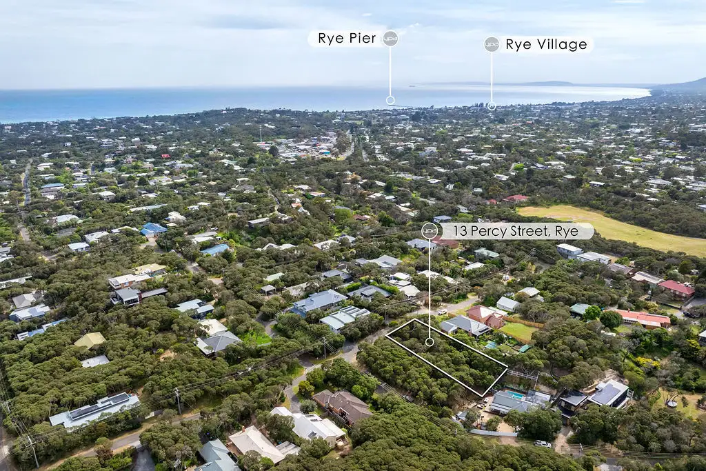 Main view of Homely land listing, 13 Percy Street, Rye VIC 3941