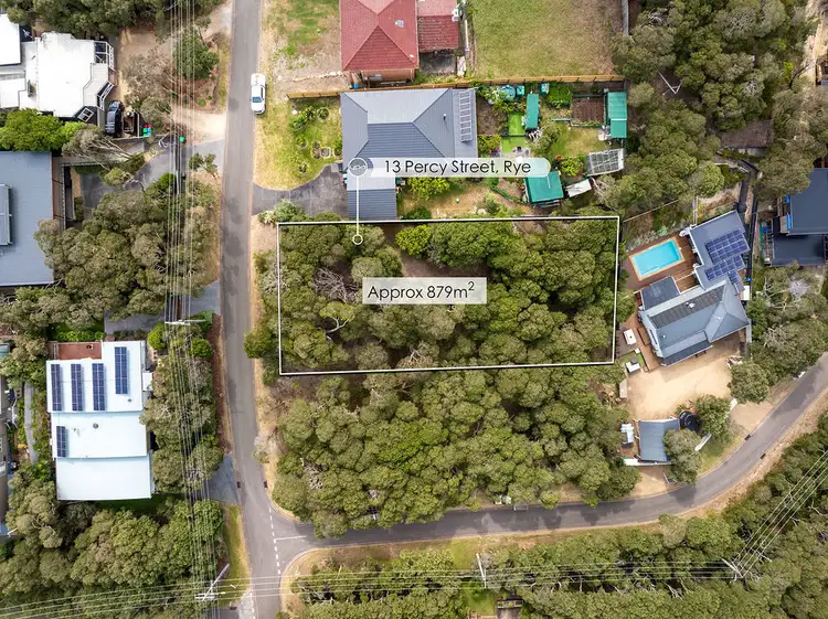 Second view of Homely land listing, 13 Percy Street, Rye VIC 3941