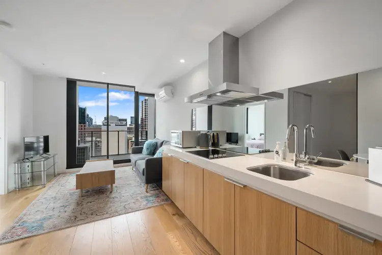 Second view of Homely apartment listing, 2602B/11 Rose Lane, Melbourne VIC 3000
