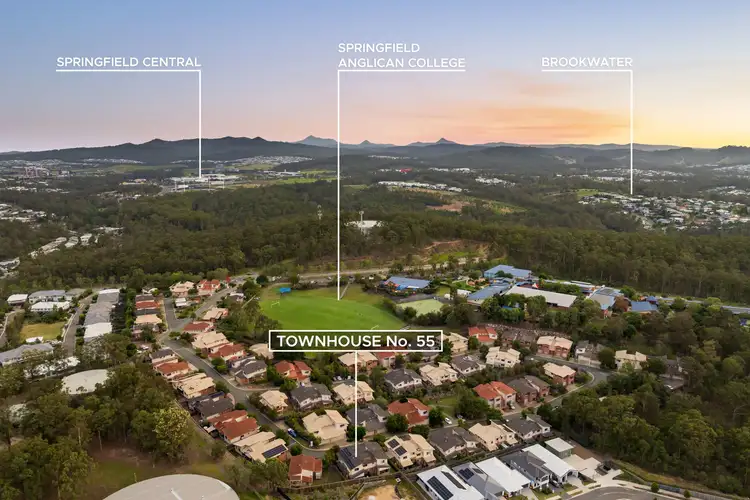 Second view of Homely townhouse listing, 55/13-23 Springfield College Drive, Springfield QLD 4300