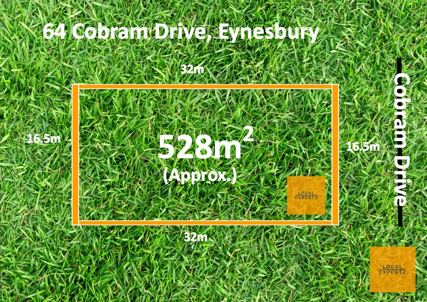Main view of Homely land listing, 64 Cobram Drive, Eynesbury VIC 3338