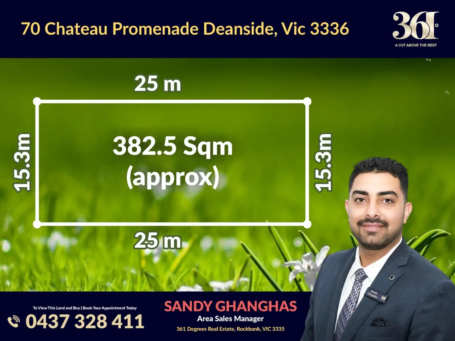 Main view of Homely land listing, 70 Chateau Promenade, Deanside VIC 3336