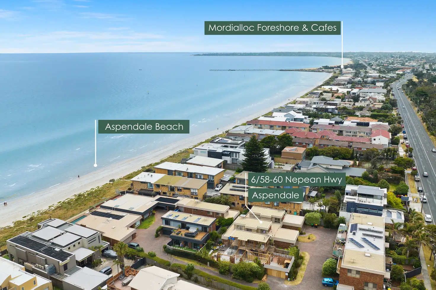 Main view of Homely townhouse listing, 6/58-60 Nepean Highway, Aspendale VIC 3195