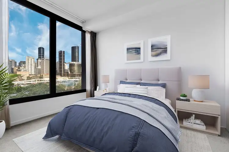 Second view of Homely apartment listing, 1004/77 Grey Street, South Brisbane QLD 4101