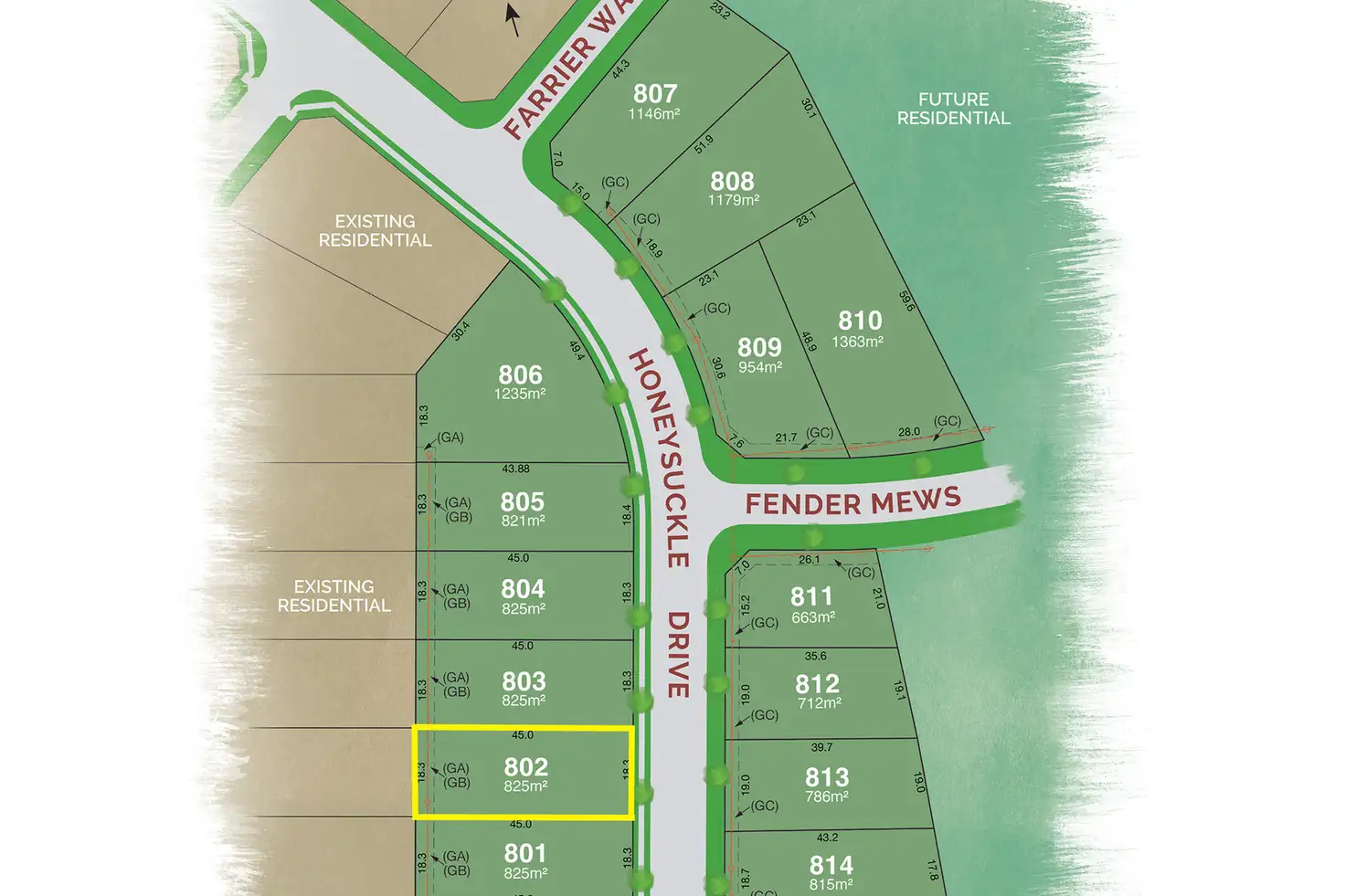 Main view of Homely land listing, LOT 802 Honeysuckle Drive, Armidale NSW 2350