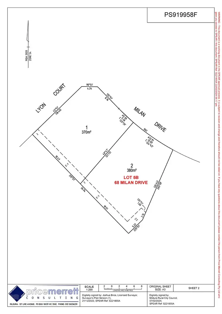 Second view of Homely land listing, LOT 5b, 68 Milan Drive, Irymple VIC 3498