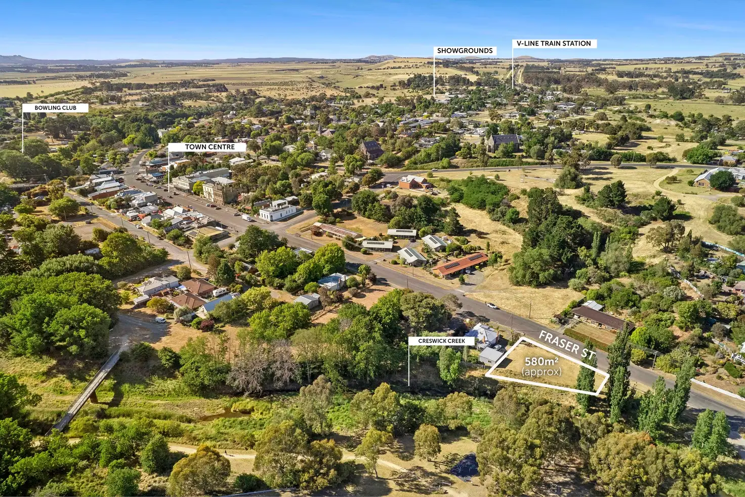Main view of Homely land listing, CA 56 & 57/5 Fraser Street, Clunes VIC 3370