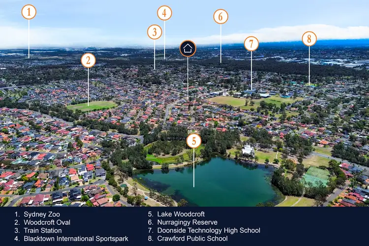 Second view of Homely semi-detached listing, 7B Lakewood Drive, Woodcroft NSW 2767