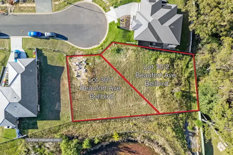 Main view of Homely land listing, LOT 1 & 2, 30 Beaufort Avenue, Bellbird NSW 2325