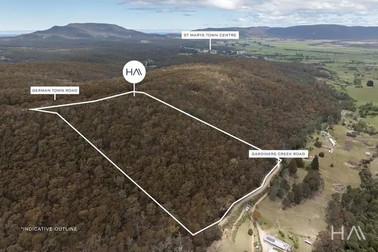 Main view of Homely land listing, 301 Gardiners Creek Road, St Marys TAS 7215
