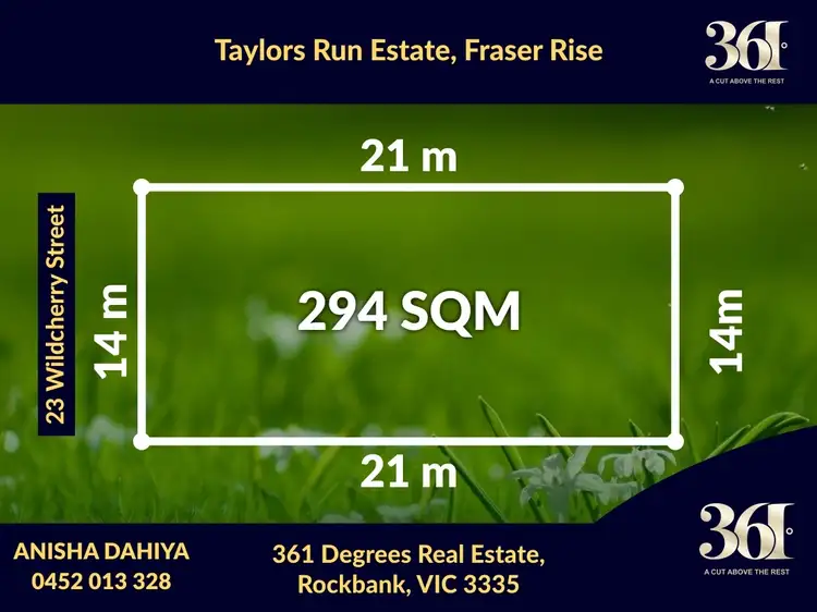 Main view of Homely land listing, 23 Wildcherry Street, Fraser Rise VIC 3336