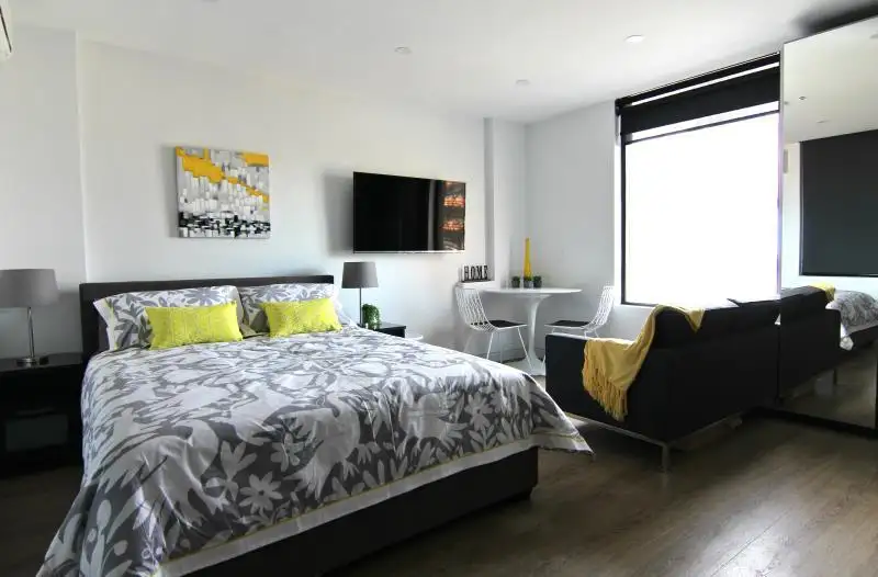 Main view of Homely studio listing, 302/500 Flinders Street, Melbourne VIC 3000