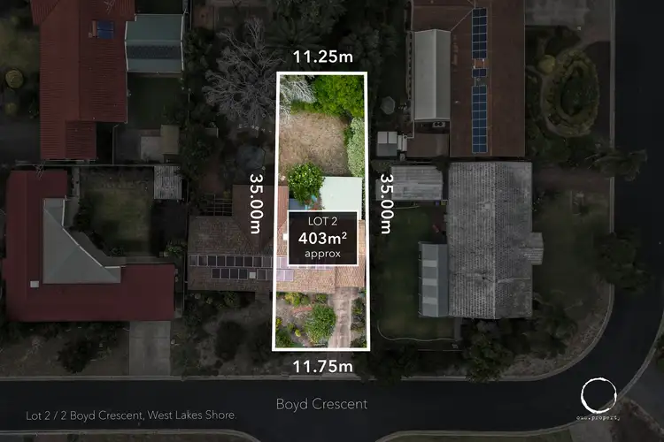 Second view of Homely land listing, LOT 102, 2 Boyd Crescent, West Lakes Shore SA 5020
