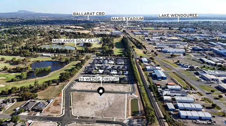 Third view of Homely land listing, 23 Wedge Circuit, Invermay Park VIC 3350