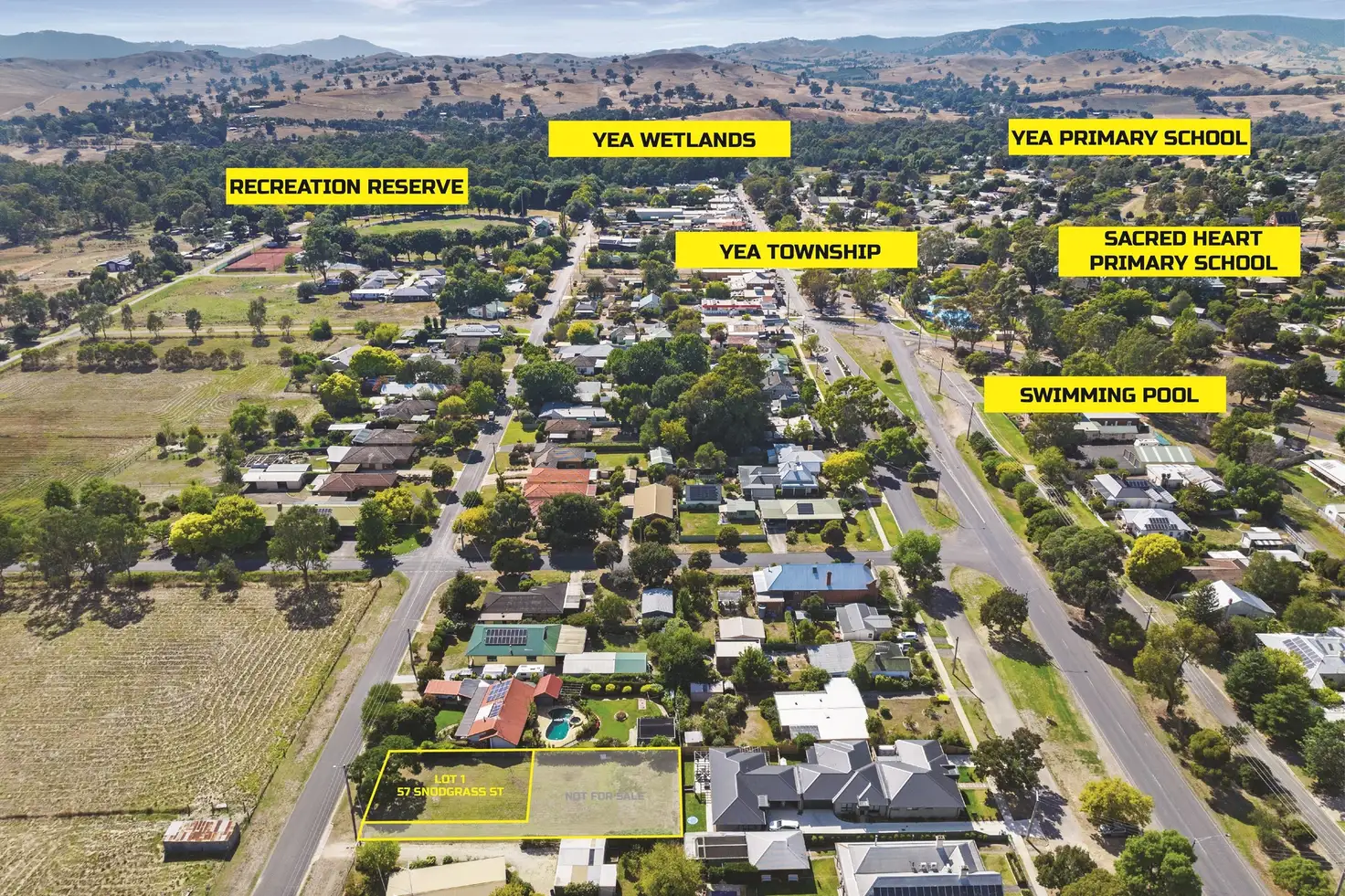 Main view of Homely land listing, 57a Snodgrass Street, Yea VIC 3717