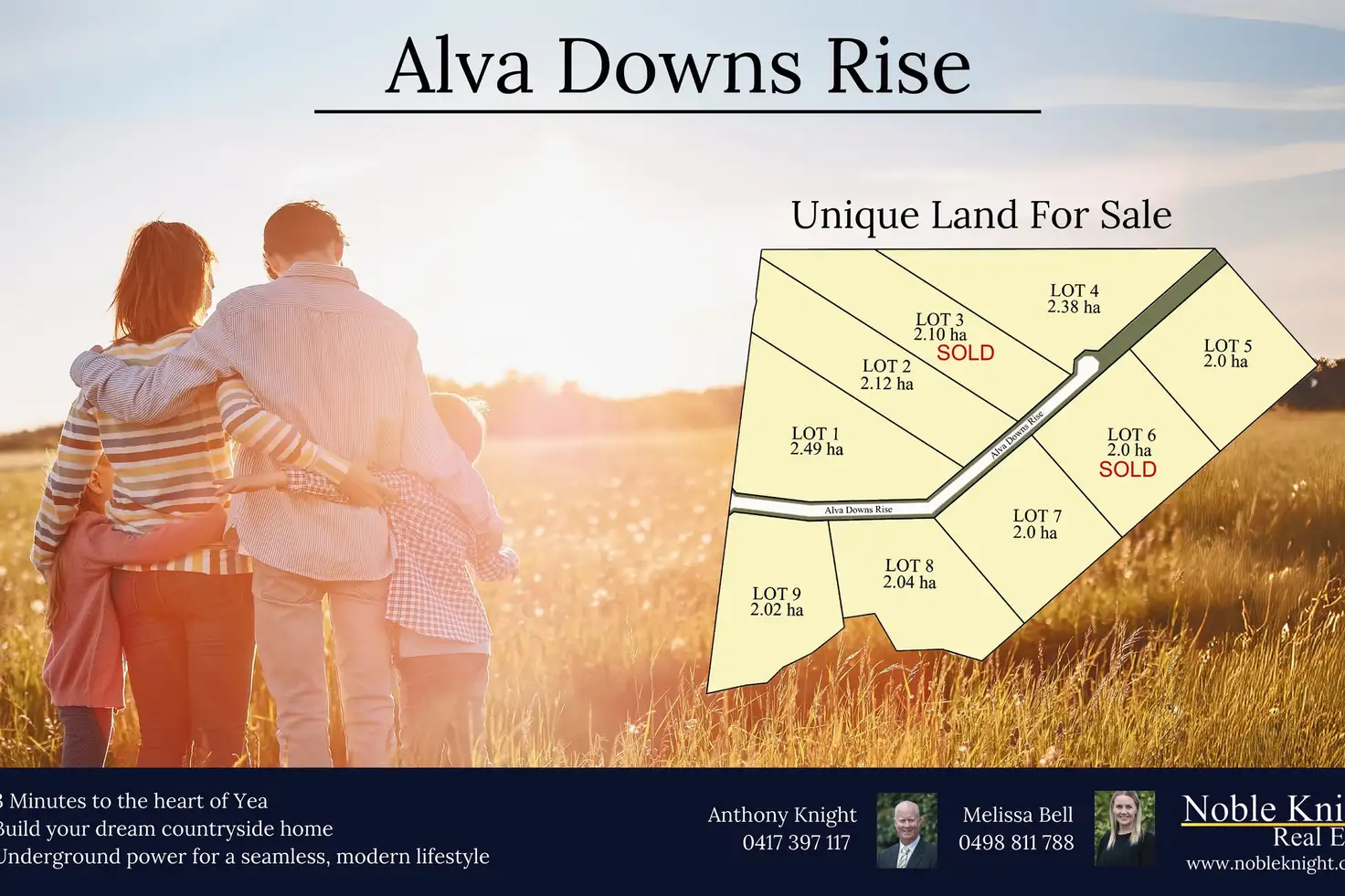 Main view of Homely land listing, LOT 1-9, 204 Killingworth Road, Yea VIC 3717