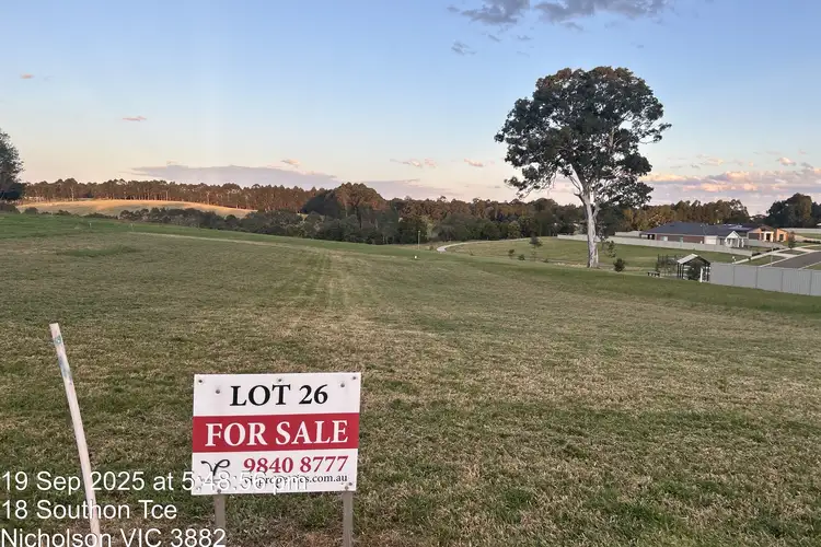 LOT Lot 26, 20 Southon Terrace, Nicholson VIC 3882