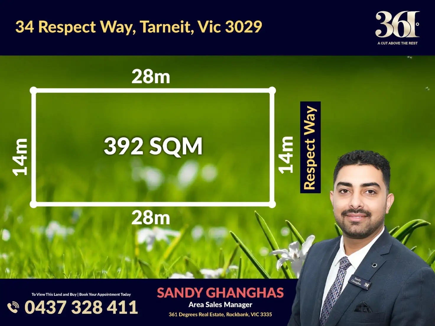 Main view of Homely land listing, 34 Respect Way, Tarneit VIC 3029