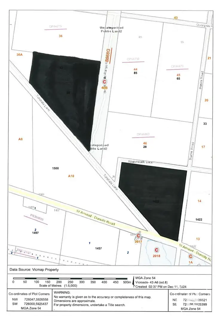 Third view of Homely land listing, 52 Tunstalls Road, Bealiba VIC 3475