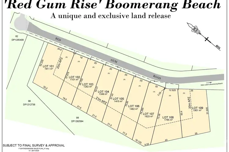 Fourth view of Homely land listing, LOT 100 Redgum Road, Boomerang Beach NSW 2428