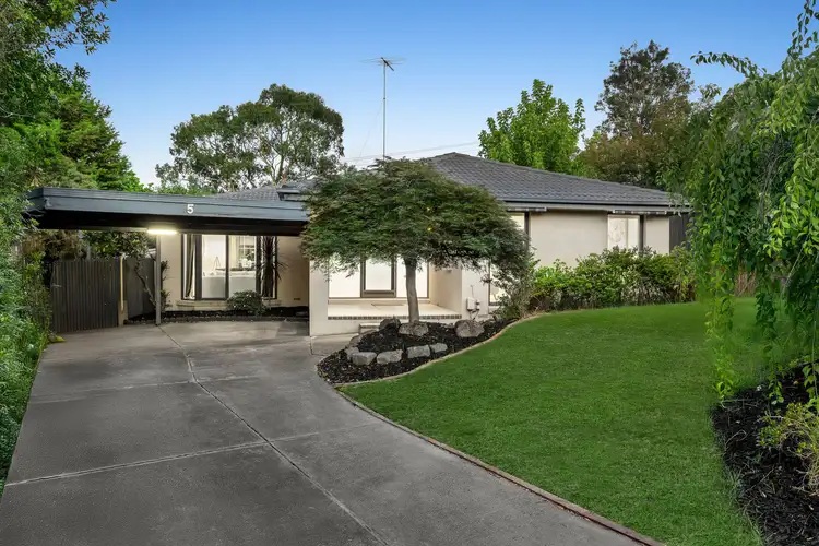 Main view of Homely house listing, 5 Akoonah Close, Donvale VIC 3111