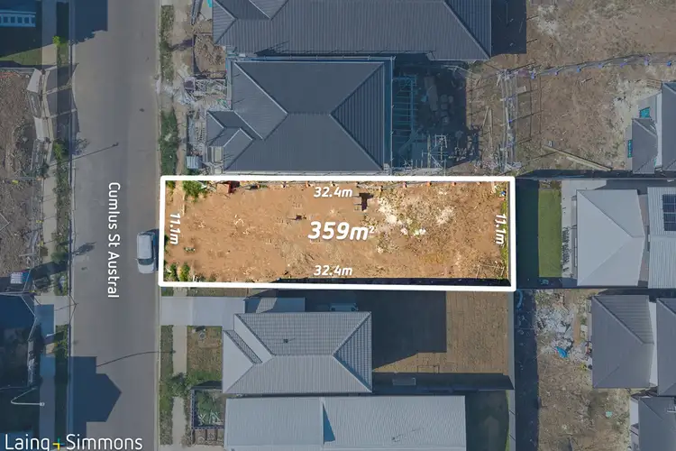Main view of Homely land listing, 21 Cumulus Street, Austral NSW 2179