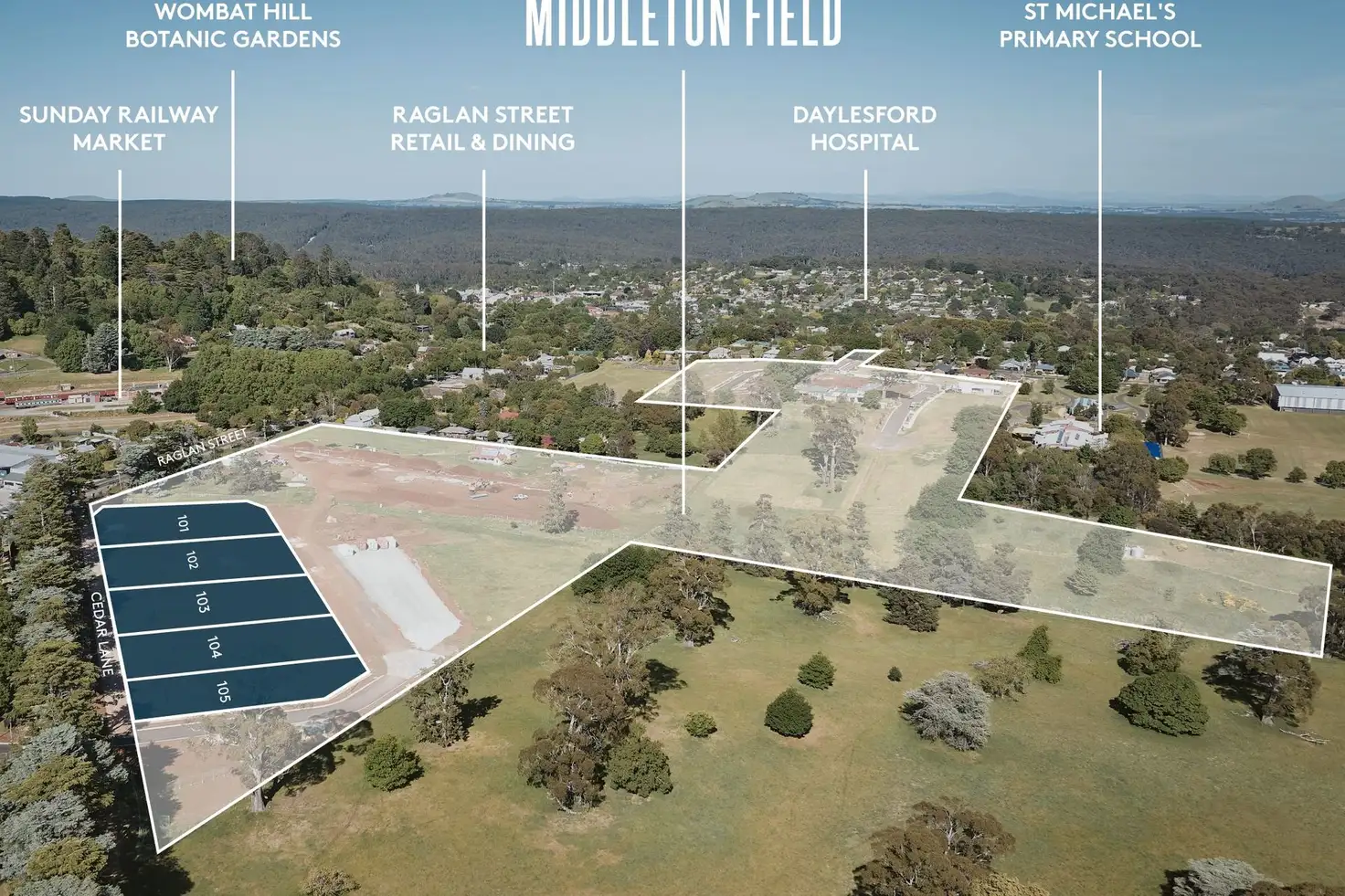 Main view of Homely land listing, LOT 104, 4 Cedar Lane, Daylesford VIC 3460