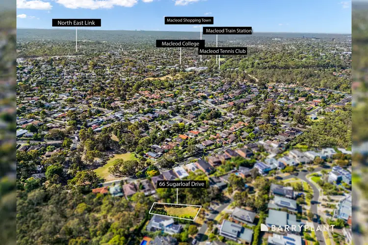 Second view of Homely land listing, 66 Sugarloaf Drive, Macleod VIC 3085