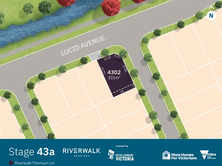 Main view of Homely land listing, LOT 4302 Lucid Avenue, Werribee VIC 3030