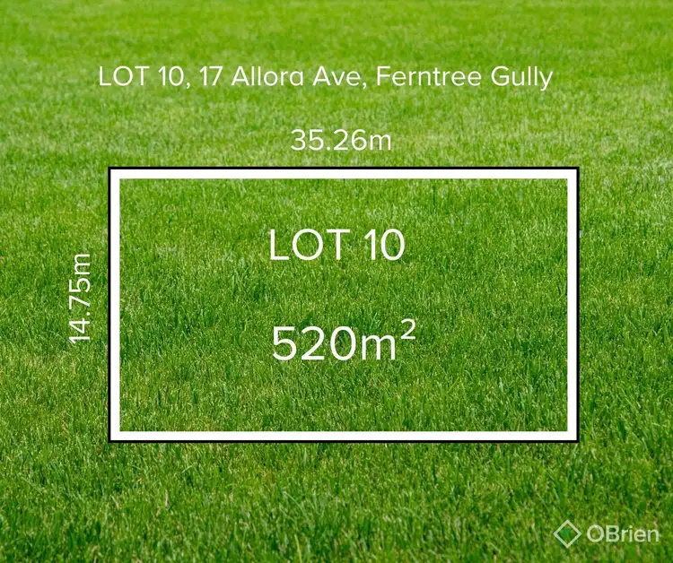 Fourth view of Homely land listing, LOT 8 & 9, 17 Allora Avenue, Ferntree Gully VIC 3156