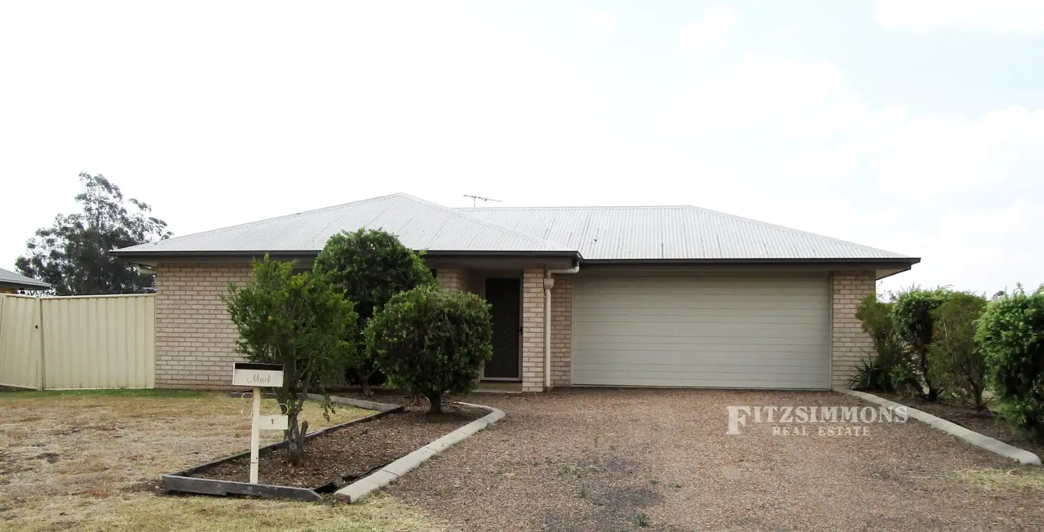 Main view of Homely house listing, 1 Keys Place, Dalby QLD 4405