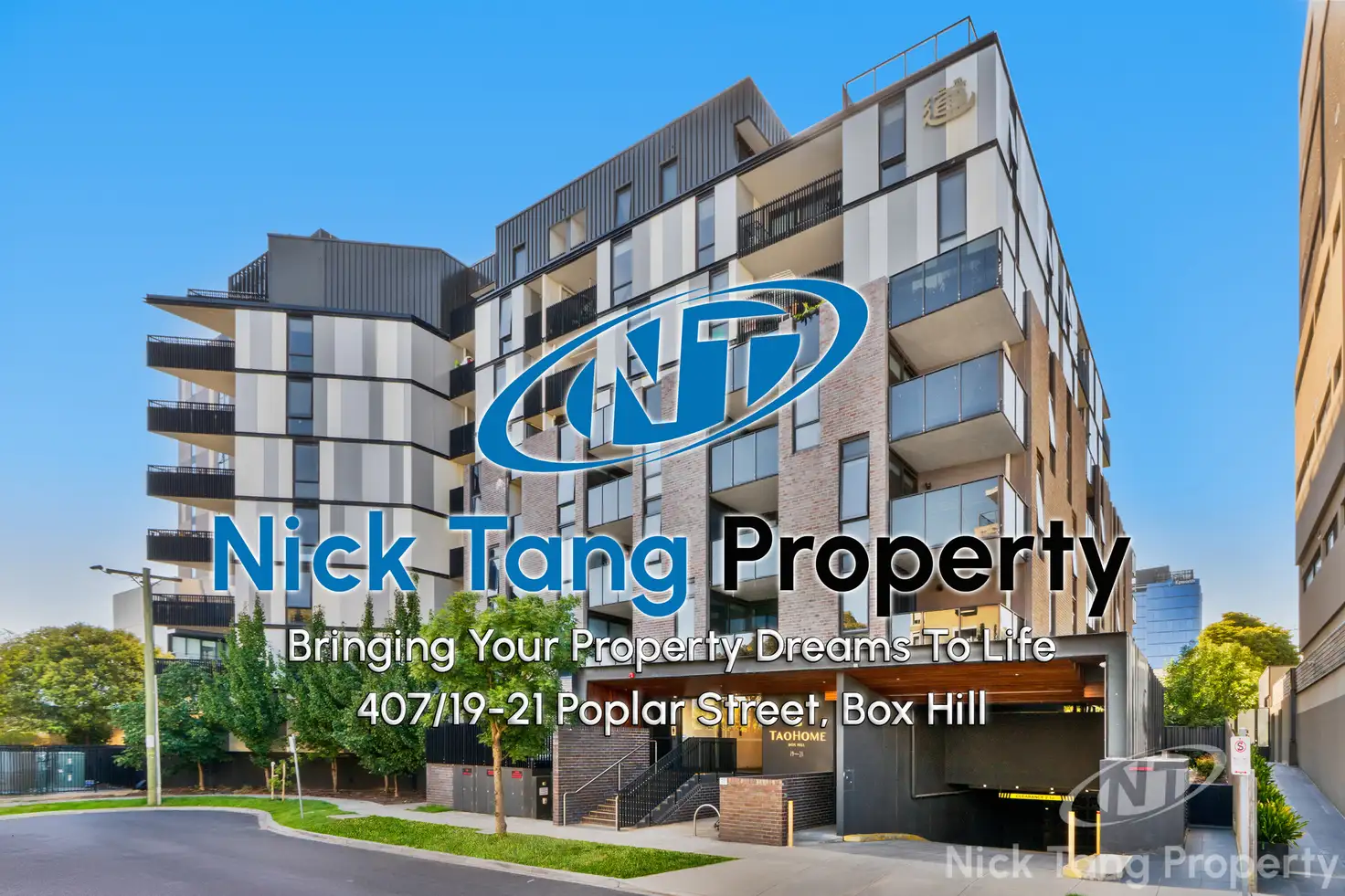 Main view of Homely apartment listing, 407/19-21 Poplar Street, Box Hill VIC 3128