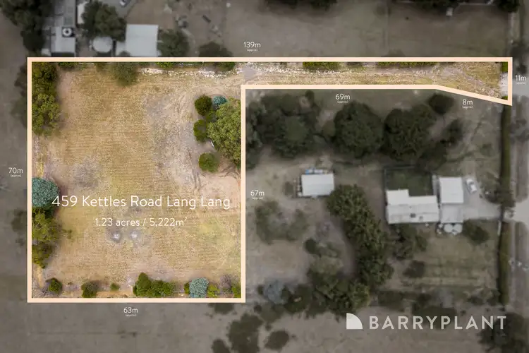 Main view of Homely land listing, 459 Kettles Road, Lang Lang VIC 3984